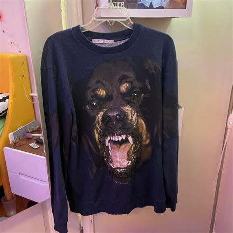 givenchy rottweiler navy sweatshirt|givenchy rottweiler shirt price.